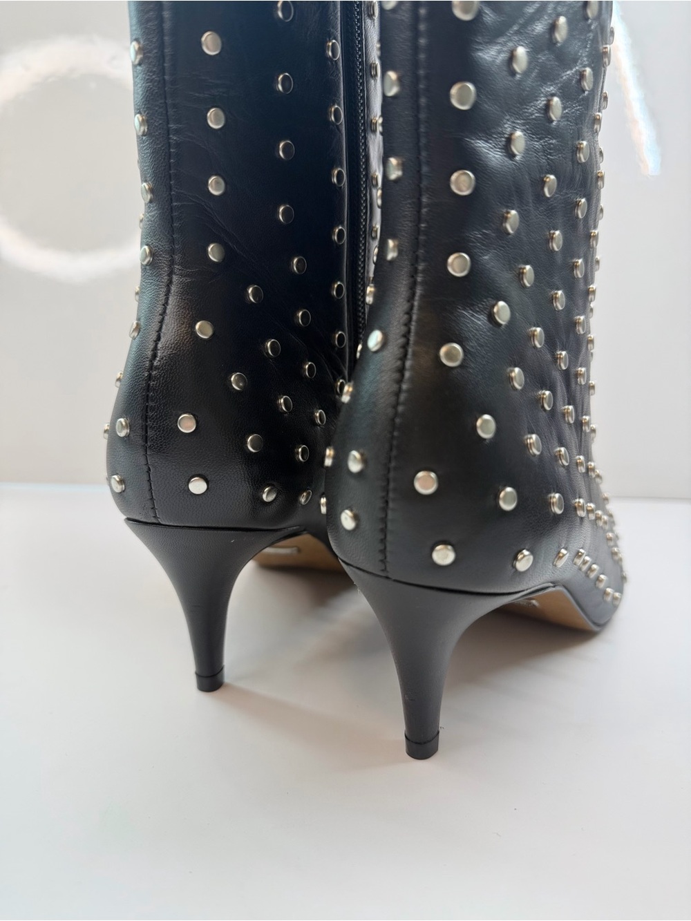 🖤 L’INTERVALLE Studded Leather Ankle Boots – Black – Size 37 (US 6) - Picture 8 of 12